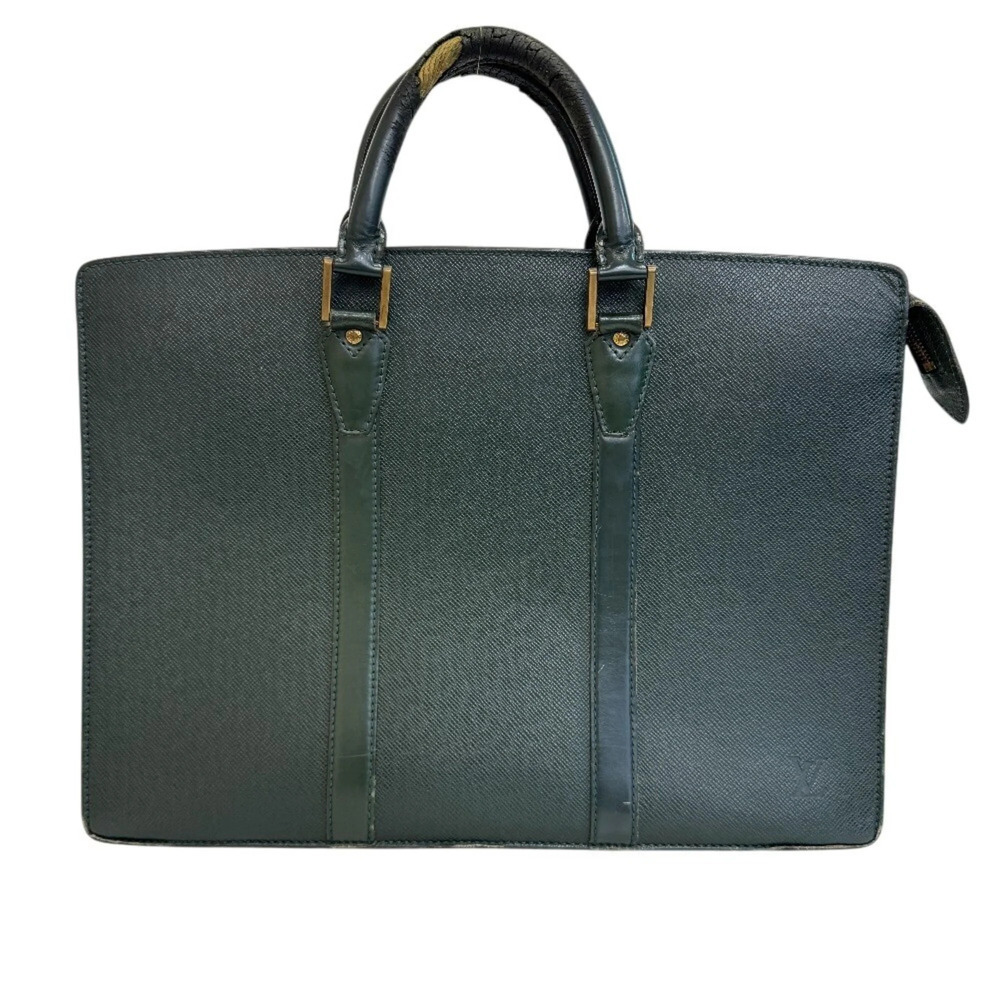 LOUIS VUITTON M30054 Porte Documents Rosan Taiga Bag Green